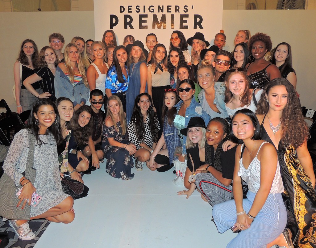 Fashion design and fashion merchandising and management sophomores attended the NYFW show.