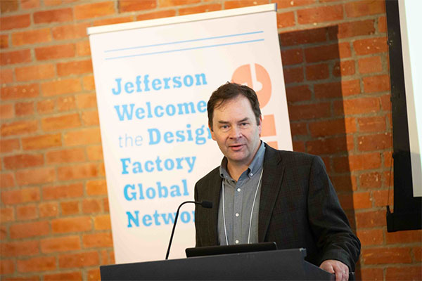 Jefferson’s Tod Corlett welcomes the Design Factory Global Network.
