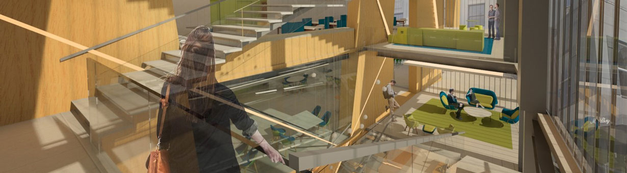 Interior Architecture Masters Program conceptual design by student