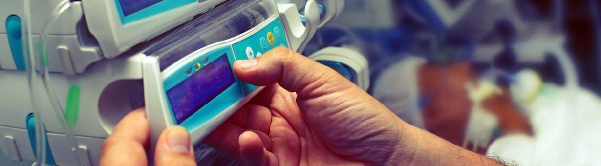 ECMO Training  Modified heart-lung machine at Thomas Jefferson University's ECMO Certification Training Program