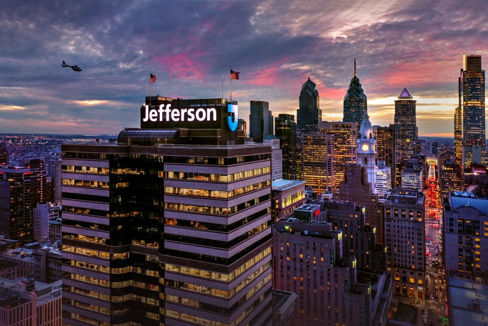 Aerial view of Jefferson Center